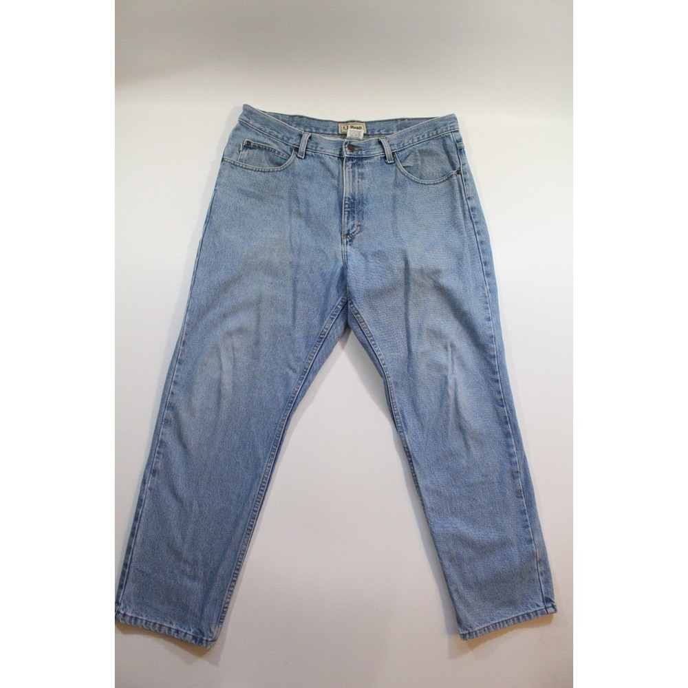 LL‎ Bean Men's 36x29 Double L Classic Fit Jeans Straight Medium Wash
